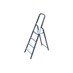 Стремянка стальная окрашенная с алюминиевыми ступенями    4 ст.