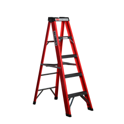 Стремянка SF 1004 стеклопластиковая 4 ступени, Alumet, с органайзером