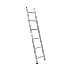 Алюминиевая односекционная  приставная лестница 1*6