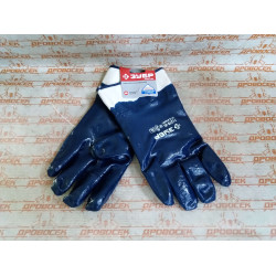 Перчатки ЗУБР рабочие с полным нитриловым покрытием, серия "Мастер", размер XL (10) / 11270-XL