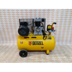Компрессор воздушный Denzel BCI2300/50, ременный привод, 2.3 кВт, 50 литров, 400 л/мин / 58113