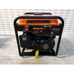 Генератор CARVER  PPG -3100I инверторный (2,2/2,5 кВт, 220В, 16А, дисплей) / 01.020.00052