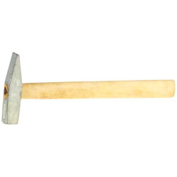 Молоток слесарный кованый оцинкованный НИЗ, 200 г, деревянная рукоятка / 2000-02