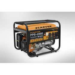 Генератор бензиновый CARVER PPG- 6500 (6,5 кВт, обмотка медь)