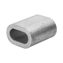 Зажим троса ЗУБР DIN 3093 алюминиевый, 5 мм, ТФ5, 50 шт. / 4-304475-05
