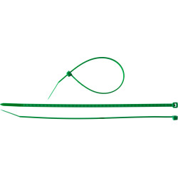 Хомут нейлоновый ЗУБР, "Мастер", зеленый, 4.8x400 мм, 100 шт. / 309060-48-400