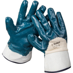 Перчатки ЗУБР рабочие с нитриловым покрытием ладони, "Мастер", размер M (8) / 11271-M