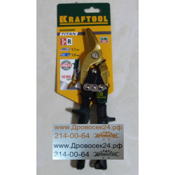 Ножницы KRAFTOOL TITAN по твердому металлу, 250 мм / 2327-R