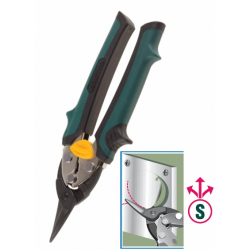 Ножницы по твердому металлу (180 мм + режет сталь  до 1,2 мм) KRAFTOOL UNI-KRAFT / 2326-S (Германия)