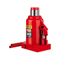 Домкрат гидравлический бутылочный STAYER RED FORCE Professional (30 тонн + высота: от 285 до 465 мм) / 43160-30