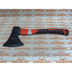 Топор ЗУБР "МАСТЕР" кованый с двухкомпонентной стеклопластиковой рукояткой, 0,8кг / 2061-08