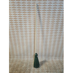 СИБИН 350 х 150 мм, полипропилен, коническое резьбовое соединение, круглая, на деревянном черенке, пластиковая метла / 39225-1