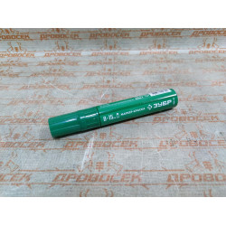 ЗУБР МК-1500 8-15 мм, плоский, зеленый, экстрабольшой объем, Маркер-краска, ПРОФЕССИОНАЛ / 06329-4