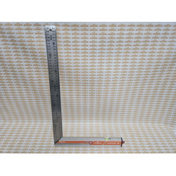 2020-06-500 Угольник с уровнем и карандашом КУЛИБИН,500 мм,нерж.сталь,pat.,Sturm!