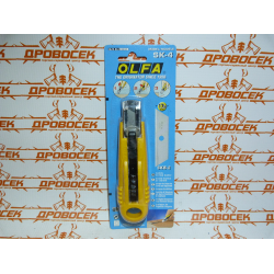 Нож безопасный для хозяйственных работ OLFA, 17.5 мм, возвратная пружина / OL-SK-4