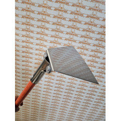 GRINDA PH-180 FIBER, 180 х 125 х 1360 мм, нержавеющая сталь, трапециевидный профиль, фибергласовый черенок, мотыга, PROLine / 39592