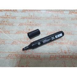 Перманентный маркер ЗУБР, 2-5 мм клиновидный, черный, МП-100, серия Профессионал / 06323-2
