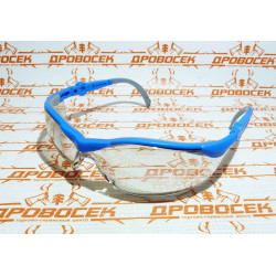 Очки ЗУБР защитные прозрачные, с зеркальным покрытием "Эксперт" / 110310
