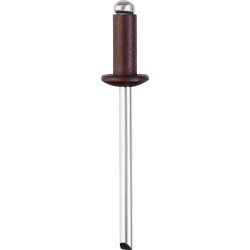 Алюминиевые заклепки Color-FIX, 3.2 х 8 мм, RAL 8017 шоколадно-коричневый, 50 шт., STAYER Professional / 3125-32-8017