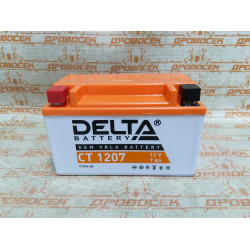 Аккумулятор Delta CT 1207 (12V / 7Ah) [YTX7A-BS]