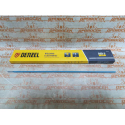 Электроды Denzel DER-3, диам. 3 мм, 1 кг, рутиловое покрытие / 97510