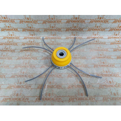 Головка триммерная универсальная, алюминиевый корпус, леска до 4 мм Denzel / 96358