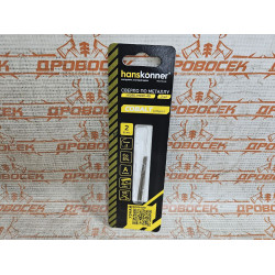 Сверло по металлу COBALT 2,0х49мм Hanskonner / H1055-M020-49