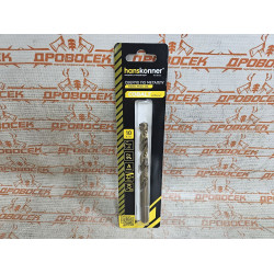 Сверло по металлу COBALT 10,0х133мм Hanskonner / H1055-M100-133