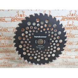 Фреза для бензотриммера, Standard 230мм x 25,4x36, с тверд. напайк., Hanskonner / H8952D-1000