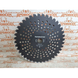 Фреза для бензотриммера, Sickle 255мм x 25,4x40, с тверд. Напайк., Hanskonner / H8952D-1004