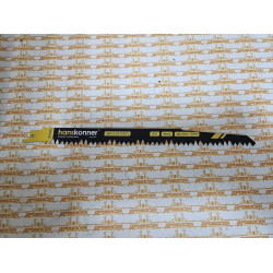 H9019-03-S1531L Полотно для сабельной пилы по древесине 240/5мм Hanskonner