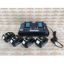 Набор PSK MKP3PG184 (4 аккумулятора BL1860B, зарядное устройство DC18RD, кейс MAKPAC тип 3) Makita 198094-8