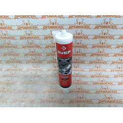 ЗУБР МОТОР, 280 мл, +250°C, черный, термостойкий силиконовый герметик, Профессионал / 41245-4