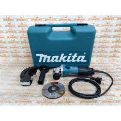 Машина шлифовальная угловая Makita GA5030RK, 125мм, 720Вт, 11000об/мин. плавный пуск, функция антирестарта, кейс