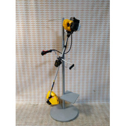 Триммер бензиновый Denzel DT-52E, 52 см3, неразъемная штанга, электростартер, состоит из 2 частей / 962025