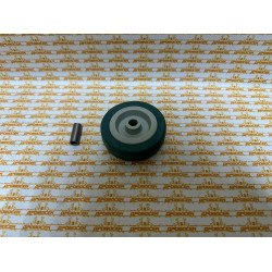 Колесо d=75 мм, г/п 50 кг, резина/полипропилен, ЗУБР / 30956-75