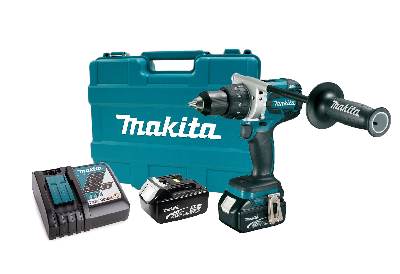 Аккумуляторная дрель-шуруповерт Makita DDF481RTE