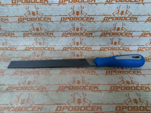 Напильник ЗУБР плоский, "Эксперт", двухкомпонентная рукоятка, №2, 200 мм / 1611-20-2