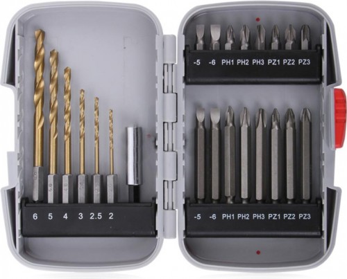 Набор насадок ЗУБР для шуруповерта и дрели, "Эксперт", 23 предмета / 26056-H23