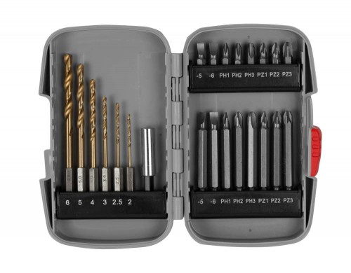 Набор насадок ЗУБР для шуруповерта и дрели, 15 предметов / 26055-H15