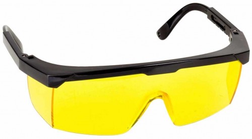 Очки STAYER защитные желтые, MASTER, регулируемые по длине дужки / 2-110453