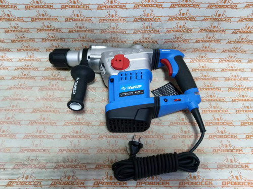 Перфоратор ЗУБР ЗПМ-40-1250 ЭВК (SDS-MAX + 1250 Вт + антивибрационная система)