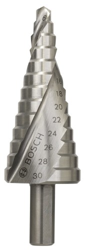 Сверло ступенчатое HSS (6-30 мм) хвостовик 10 мм BOSCH 2.608.597.520