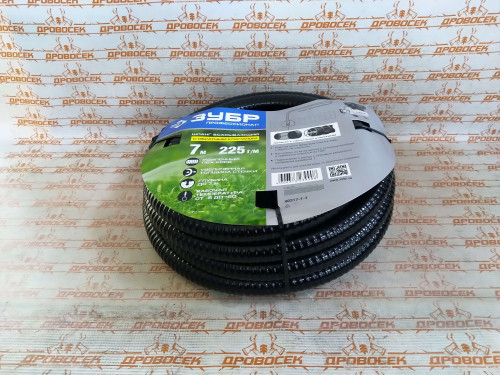 Шланг всасывающий ЗУБР, с фильтром и обратным клапаном, 1", 7м / 40317-1-7