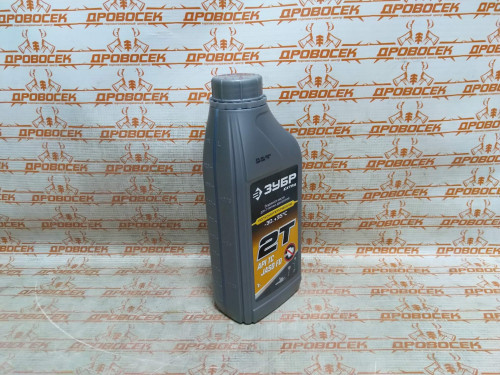 Полусинтетическое масло для 2-тактных двигателей ЗУБР EXTRA 2Т-П, 1 л / 70601-1