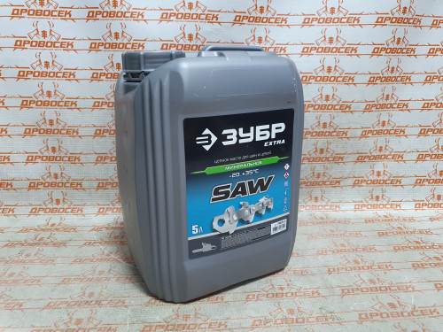 ЗУБР EXTRA цепное минеральное масло для бензо и электропил, 5 л / 70620-5