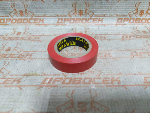 STAYER Protect-10 красная изолента ПВХ, 10м х 15мм / 12291-R