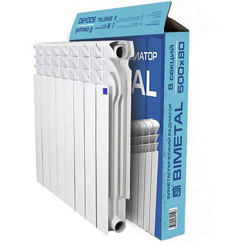 Биметаллический радиатор STI Bimetal 500/80 (8 секций) / Т0000001037