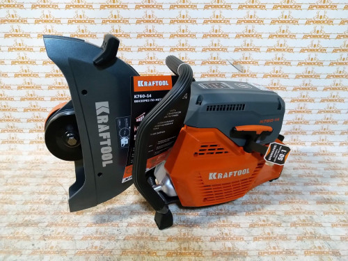 KRAFTOOL 3700 Вт, 350 мм, без диска, бензорез по металлу (рельсорез) K760-14