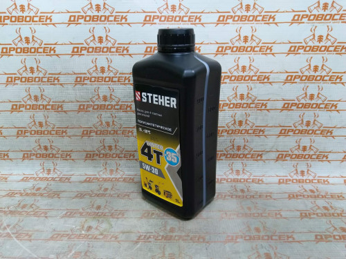 STEHER 4Т-5W30, 1 л, зимнее полусинтетическое масло для 4-тактных двигателей / 76012-1